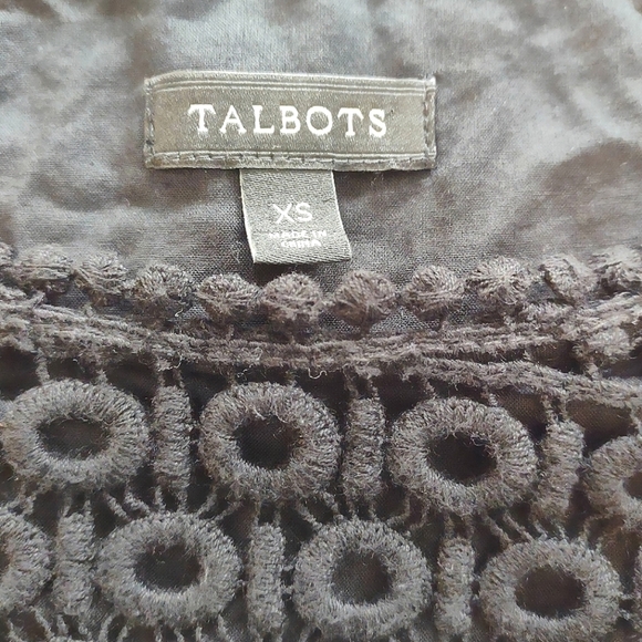 Talbots Crochet Top - Picture 7 of 8